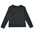 【日本製】 tシャツ レディース 長袖 インナー 薄手 柔らかい ストレッチ 無地 クルーネック ブラック(FL22FW-007W-bk)